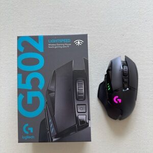 Logitech G502 Wireless Mouse with RGB Lighting